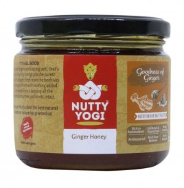 Nutty Yogi Ginger Honey   Glass Jar  400 grams